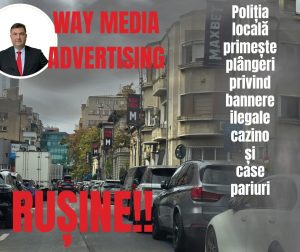 Way Advertise Production SRL și controversele publicității neautorizate în București: O analiză a impactului bannerelor pentru cazinouri și pariuri